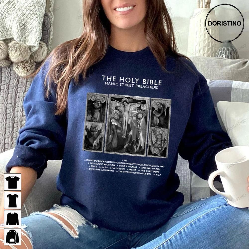 Manic Street Preachers Rock The Holy Bible Alt Cover Awesome Shirts